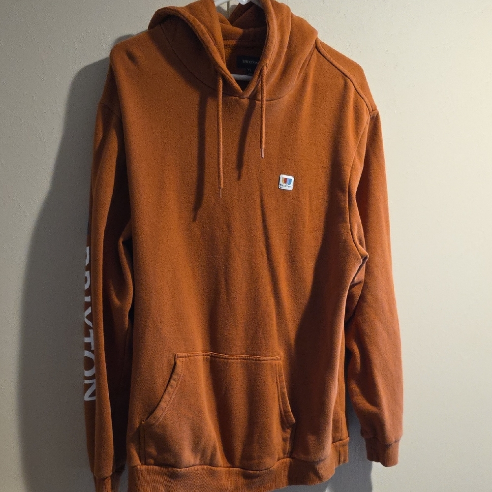 Brixton Men's Rust Hoodie